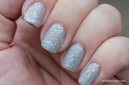 Jelly Sandwich: Essie Set In Stones with OPI My Pointe Exactly