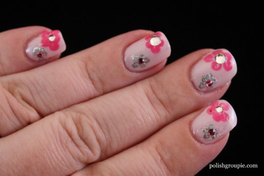 Flower Nail Art with A-England Iseult 