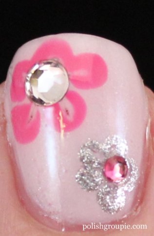 Flower Nail Art with A-England Iseult 