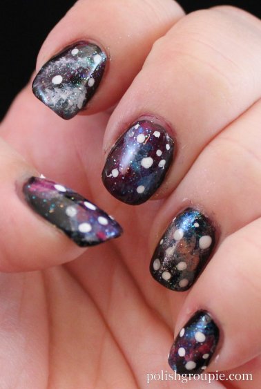 Galaxy Nails nail art manicure