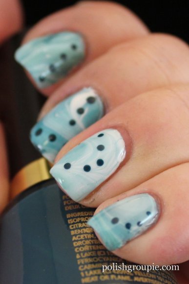 water marble: cult nails manipulative and revlon fashionista