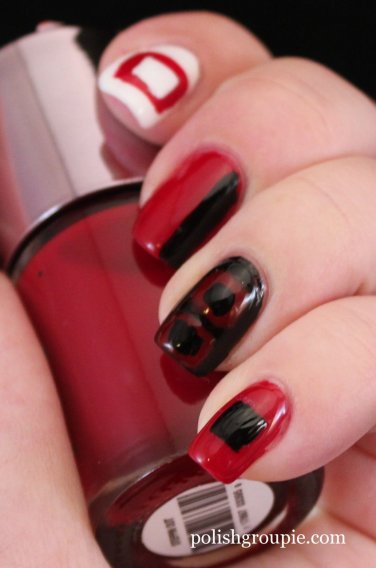 Storm Warning Flag Nail Art