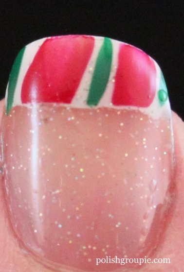 Candy Cane French Tips